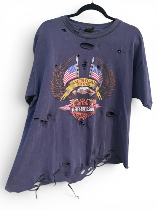 Distressed Harley Davidson T